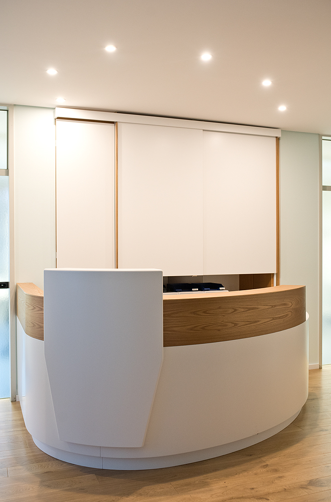 Empfang Zahnarztpraxis