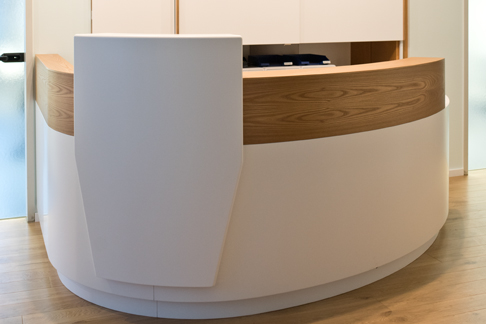 Empfang Zahnarztpraxis